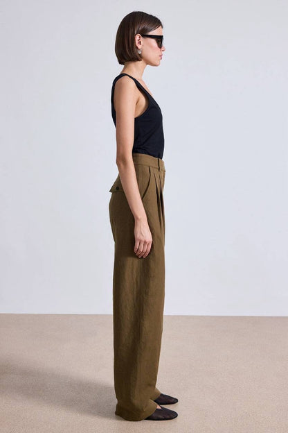 AA Elsa Blazer | Mirabelle High Waist Pants | Wool-linen Set