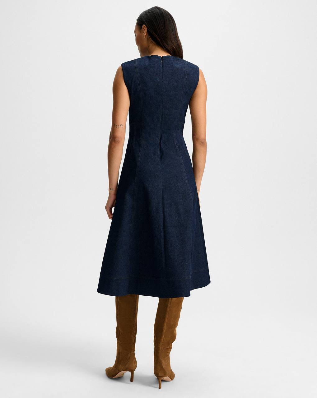 VB Dulce Denim Midi Dress