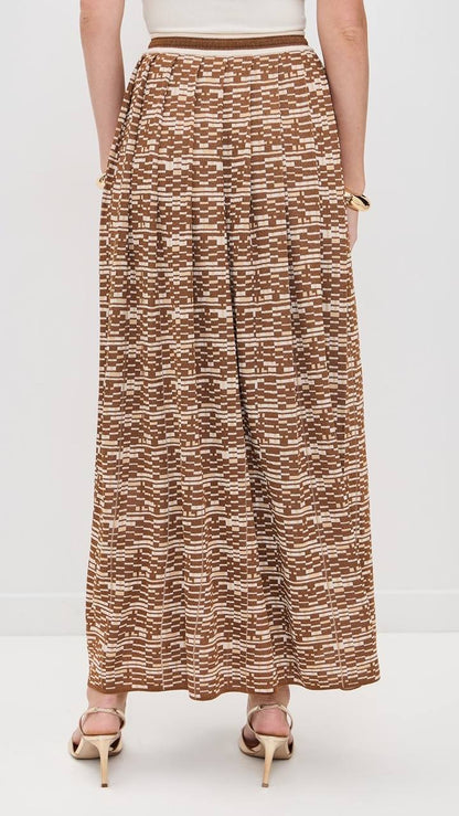 ALM Stefanie Knit Shirt | Midi Skirt | Viscose-blend Set