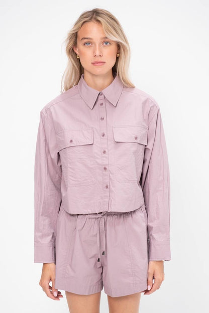 AA Nirvana Cropped Utility Shirt | Trail Shorts | Cotton Set