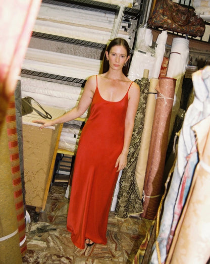 10 Colors! SL 1996 Silk Maxi Dress