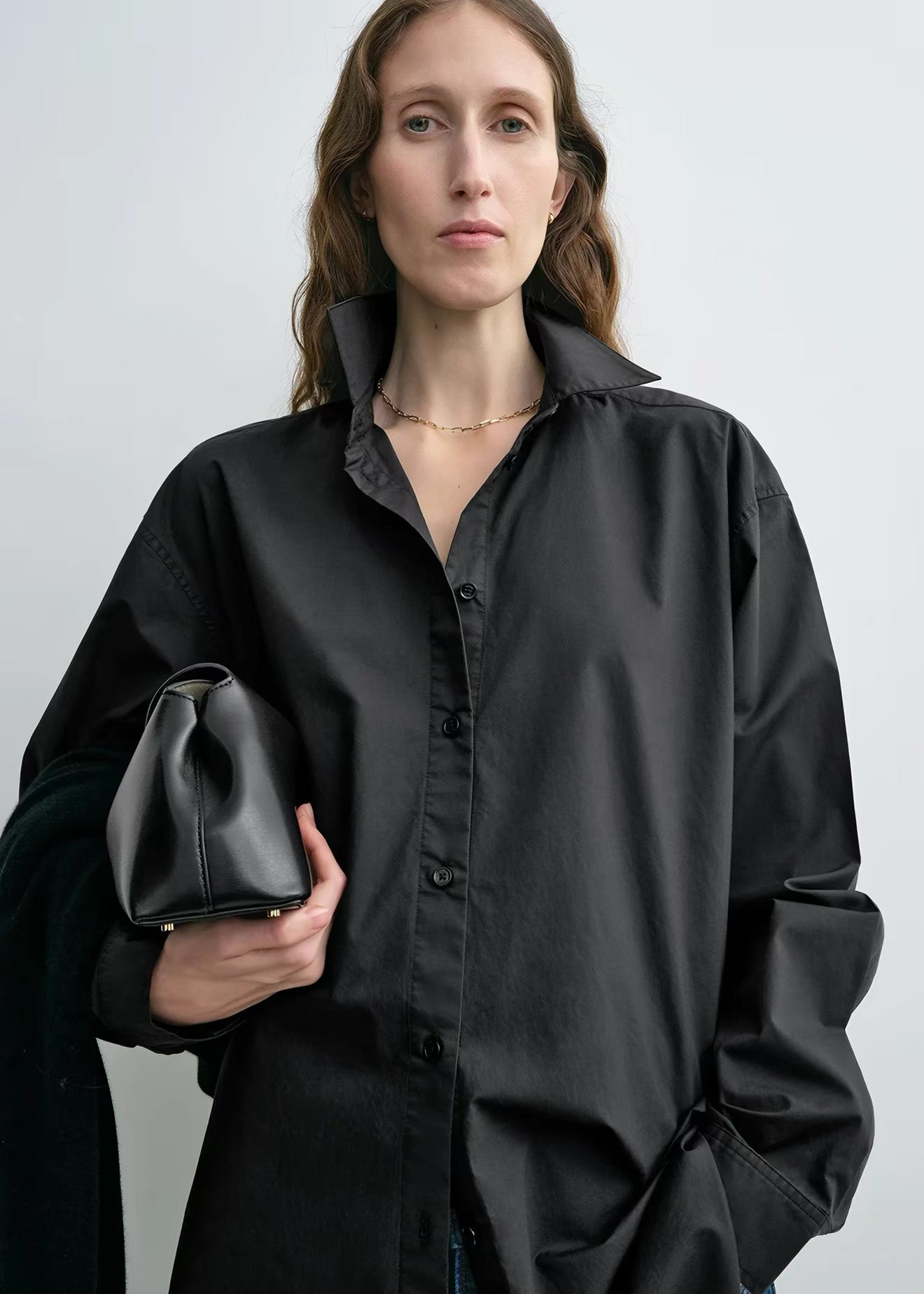 4 Colors! TOT Classic Tumbled Cotton Shirt