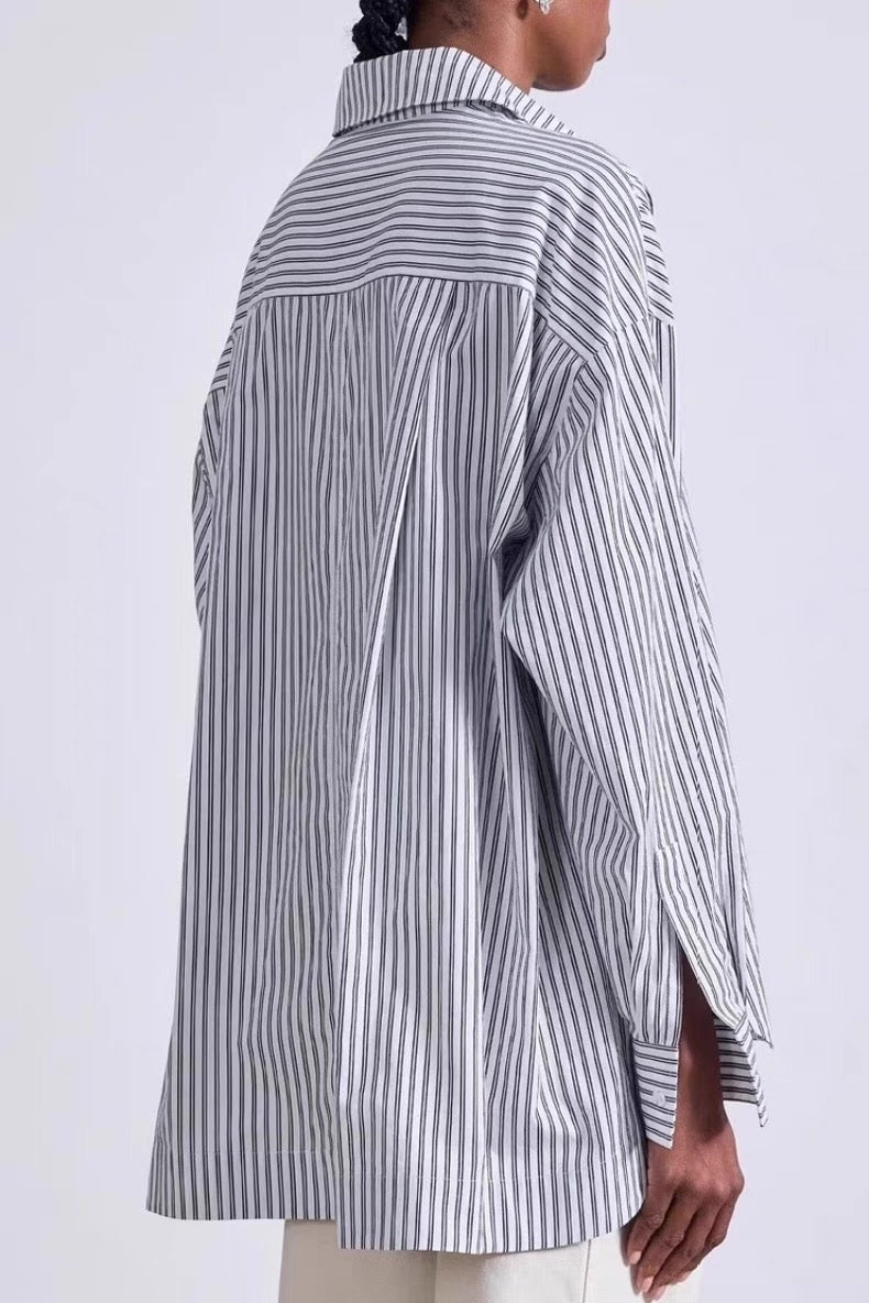 AA Aldea Oversized Cotton Button Down Shirt