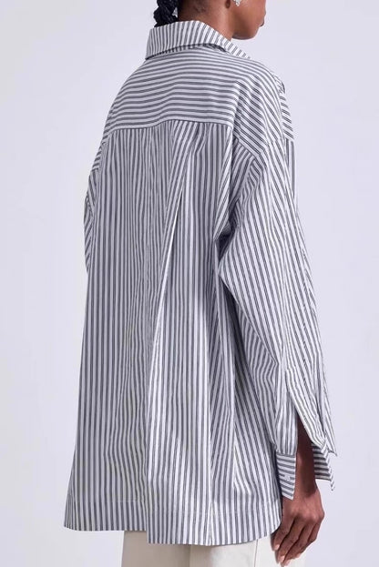 AA Aldea Oversized Cotton Button Down Shirt