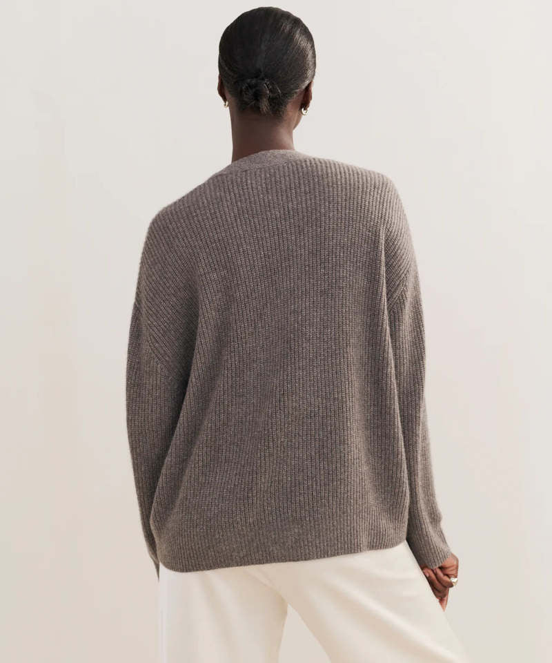 JK Cropped Cashmere Cocoon Cardigan