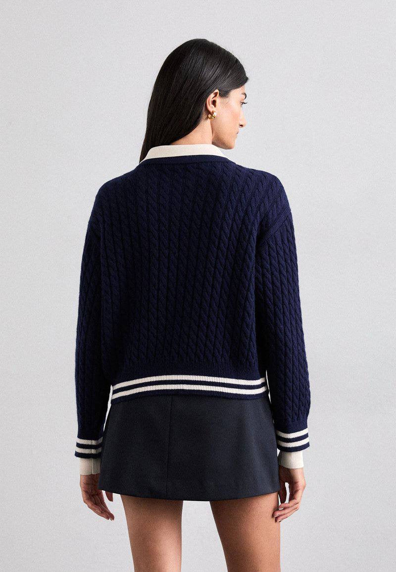 SD Fred Wool-Cashmere Cable Knit Sweater