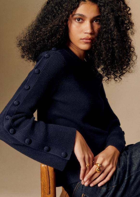 SZ Adel Merino Wool-Cotton Jumper