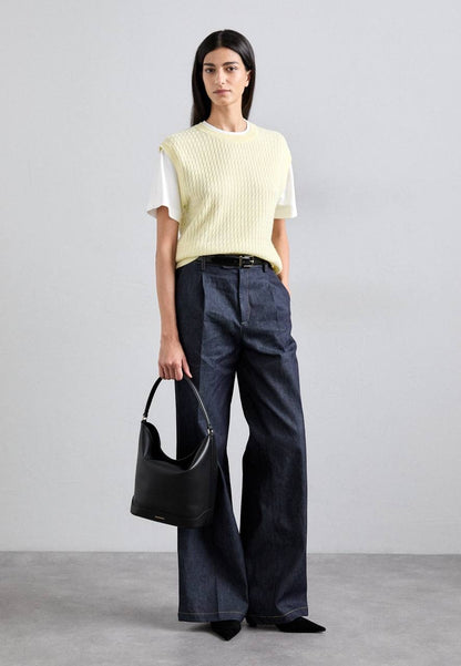 SD Layered Short-Sleeved Knitted Jumper