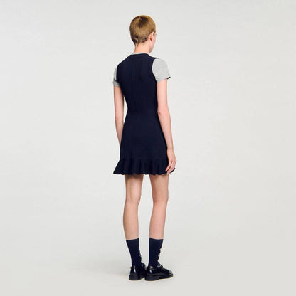SD 2-In-1 Short Knit Dress