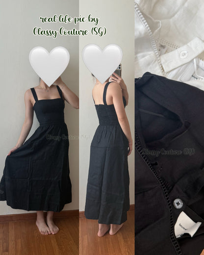 6 Colors! Ref Everett Linen Midi Dress