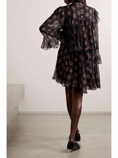 DN Alette Silk Georgette Mini Dress