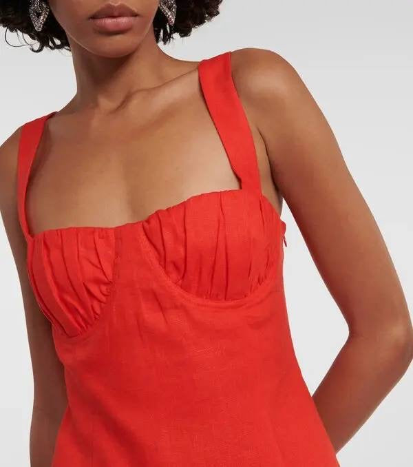 STL Bettina Linen Midi Maxi Dress
