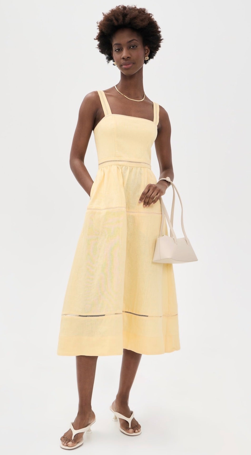 6 Colors! Ref Everett Linen Midi Dress