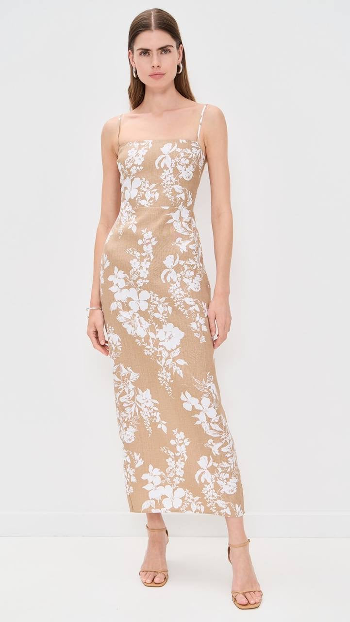 3 Colors! Ref Frankie Linen Midi Maxi Dress