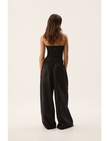 AJ Airlie Linen-Cotton Relaxed Pants
