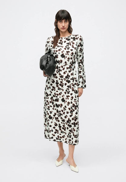 PS Waverly Floral-Print Belted Rayon-blend Jersey Midi Dress