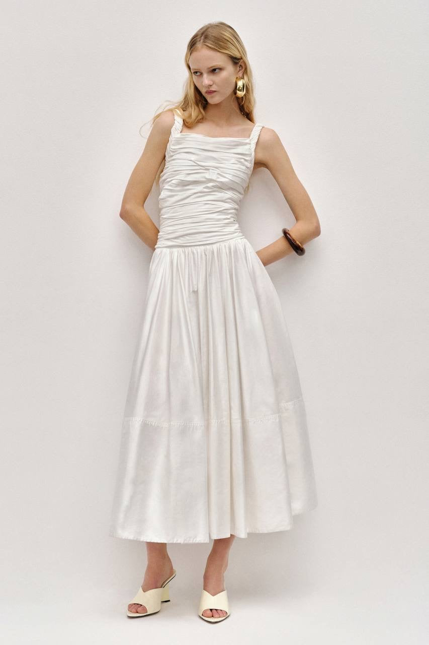 AJ Star Cotton Midi Dress