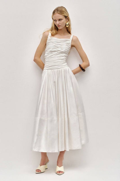 AJ Star Cotton Midi Dress