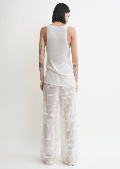 TOT Monogram Embroidered Classic Shirt | Summer PJ Bottoms Pant | Silk-Cotton Set