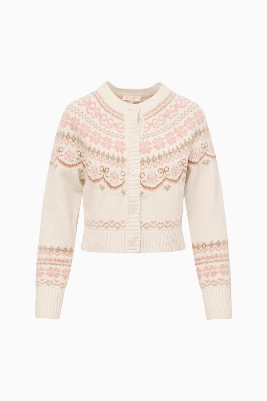 2 Colors! LSF Shantae Wool Fair Isle Cardigan