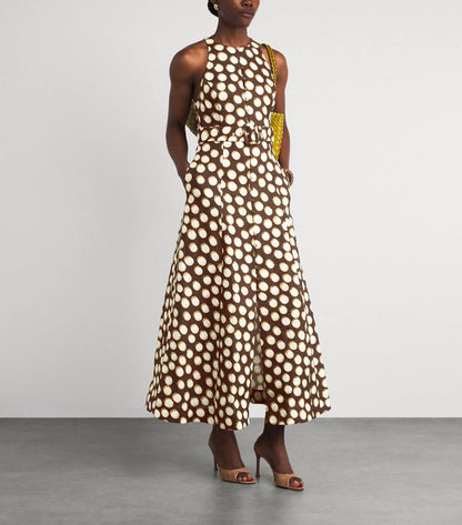 ALM Linen Paula Midi Dress