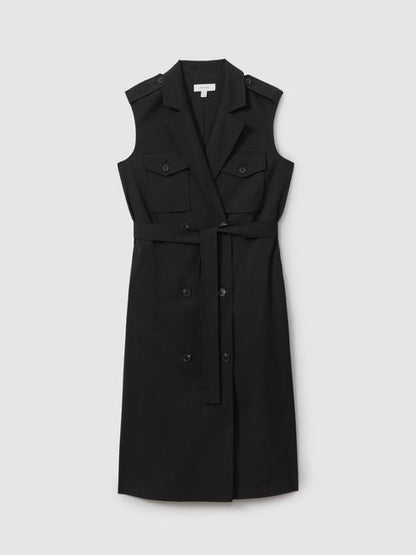 RS Kimora Wool Blend Double Breasted Midi Dress