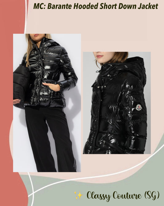 MC Barante Hooded Short Down Jacket