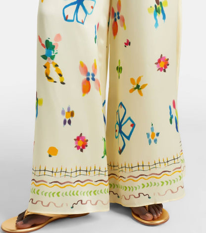 ALM Sidi Floral Silk Shirt | Pants