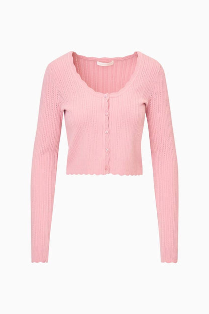 LSF Martti Stretch Pointelle Cardigan