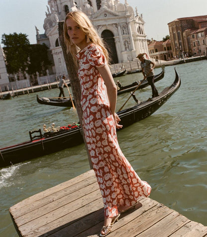 DN Alna Silk Maxi Dress