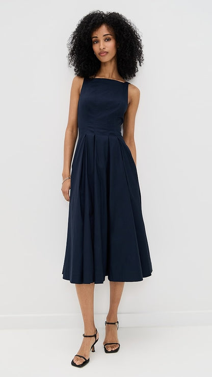Ref Jovana Stretch-Cotton Midi Dress