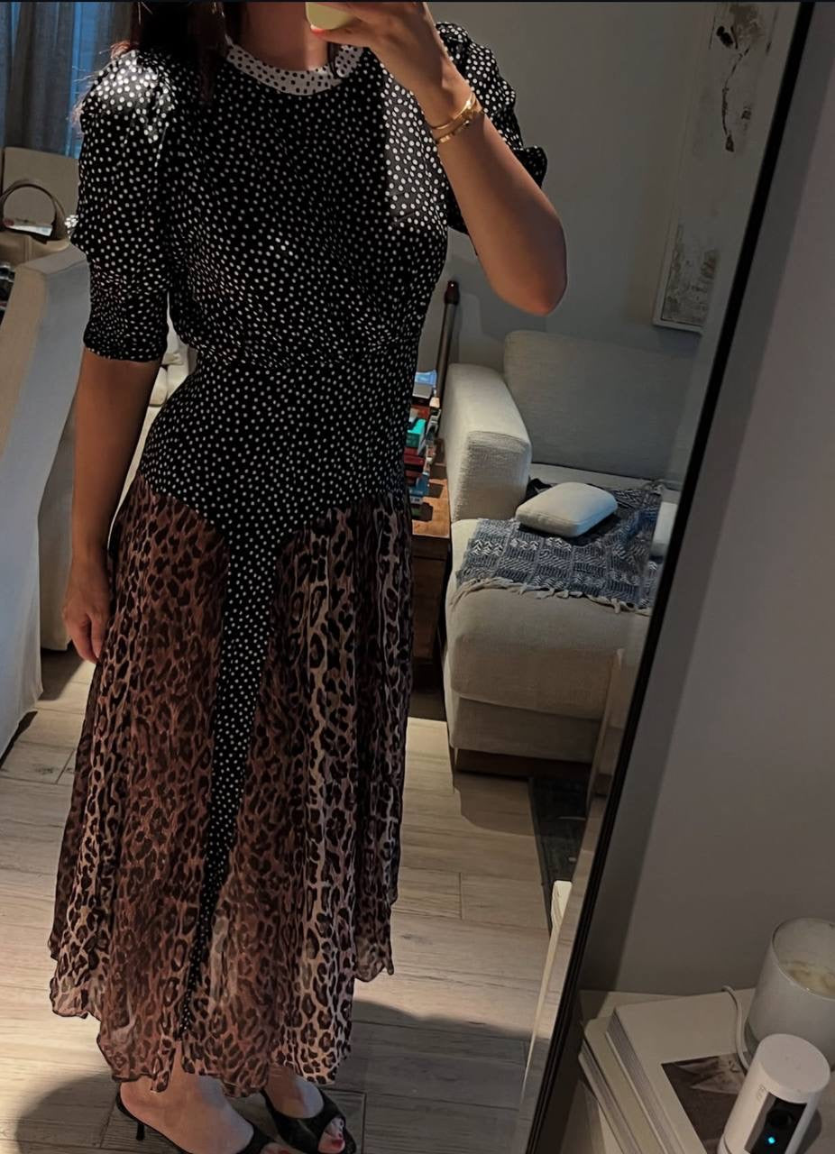 RX Printed Meg Midi Dress