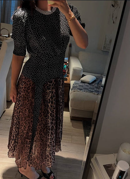 RX Printed Meg Midi Dress