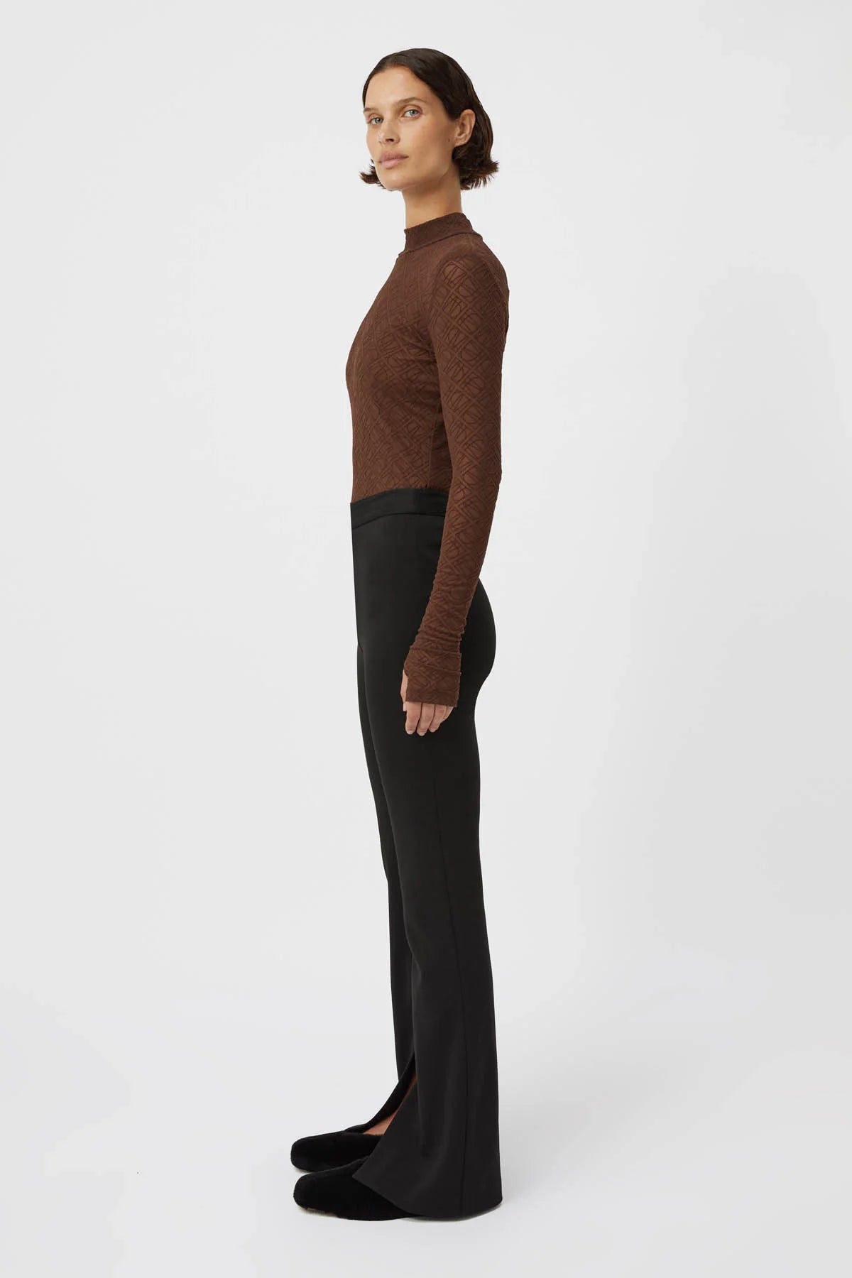 CM Antonia Cotton-blend Long Sleeve Top