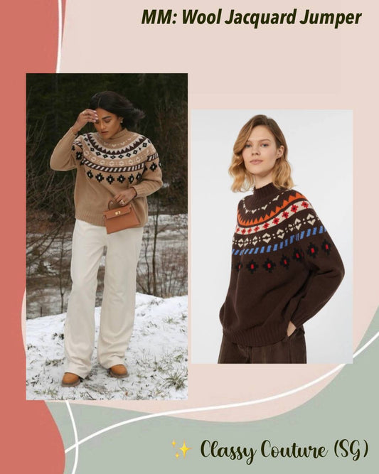 MM Hardy Wool Yoke-patterned Jumper