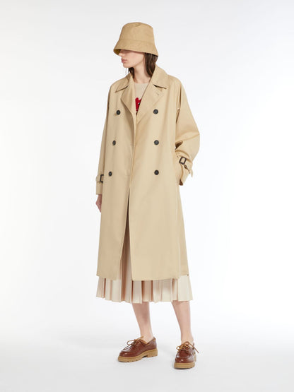 MM Canasta Water-Repellent Cotton Blend Trench Coat