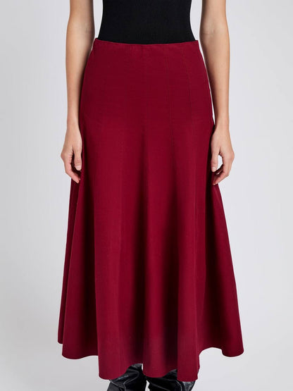 PS Heidi Tech-Cotton A-line Midi Skirt