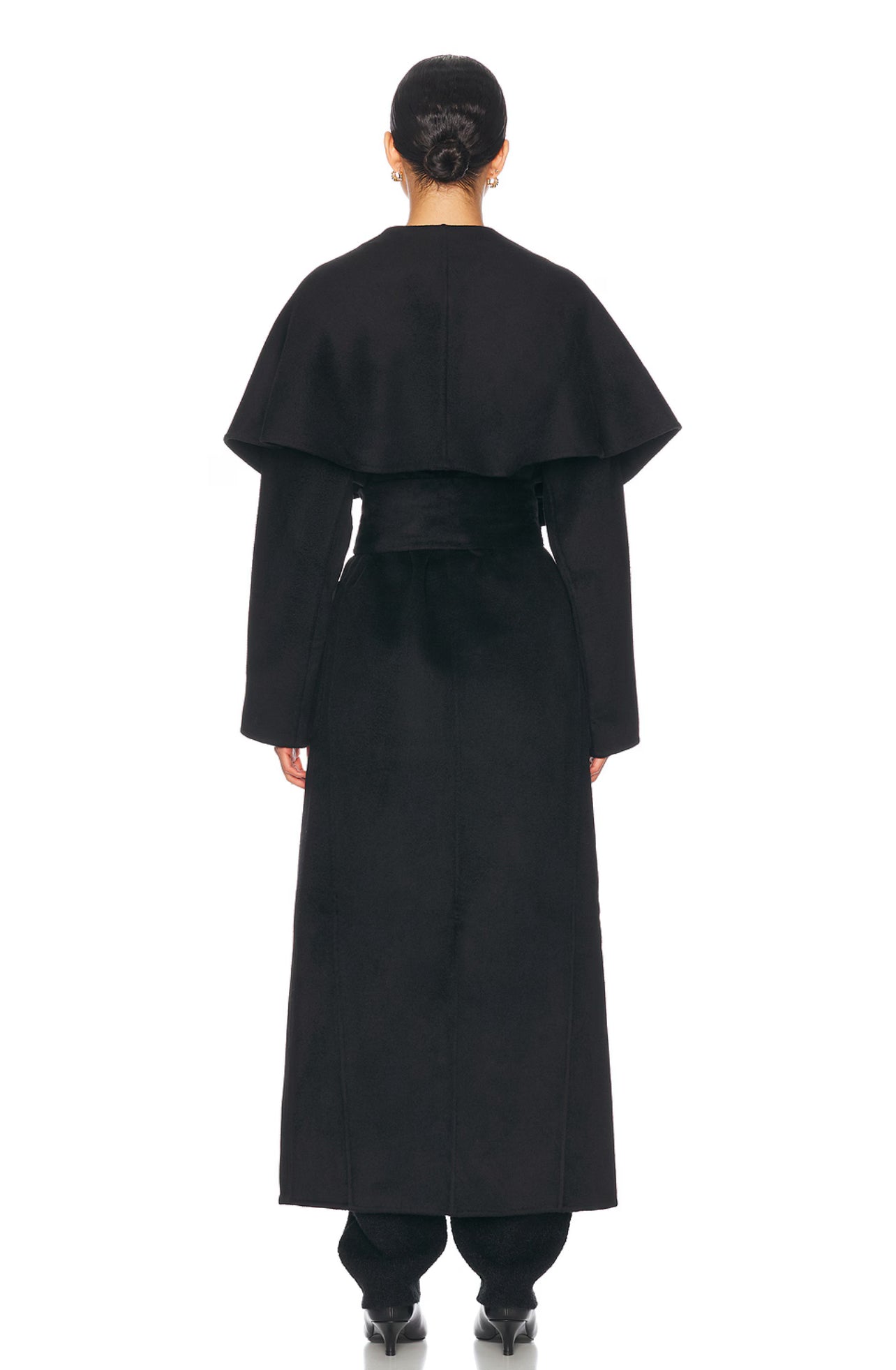 HS The Throw Wool Blend Long Coat