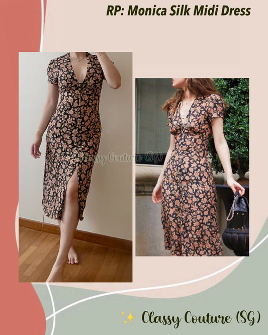 RP Monica Silk Midi Dress