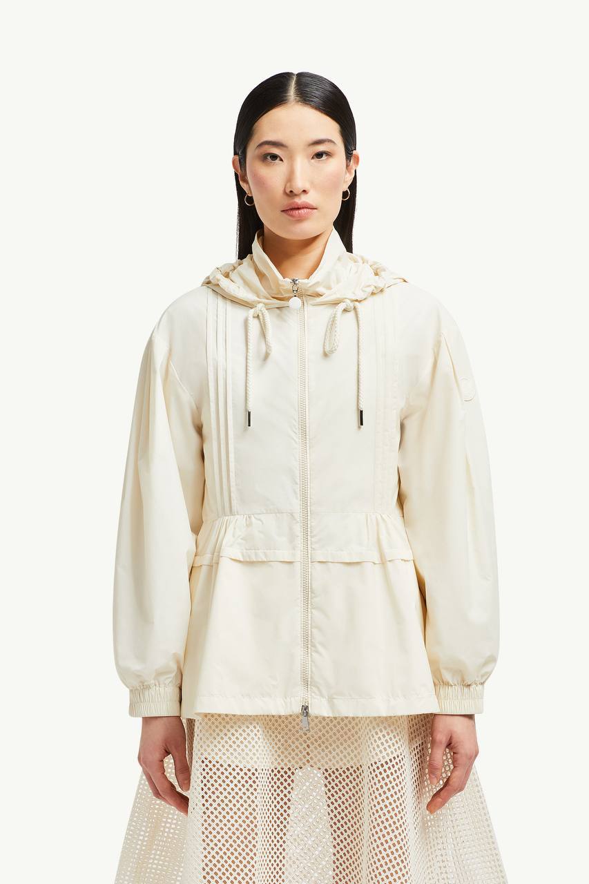 MC Vabre Pintucked Shell Hooded Jacket