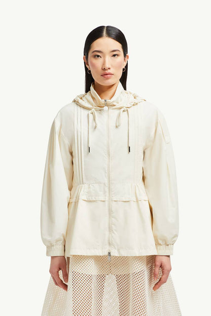 MC Vabre Pintucked Shell Hooded Jacket