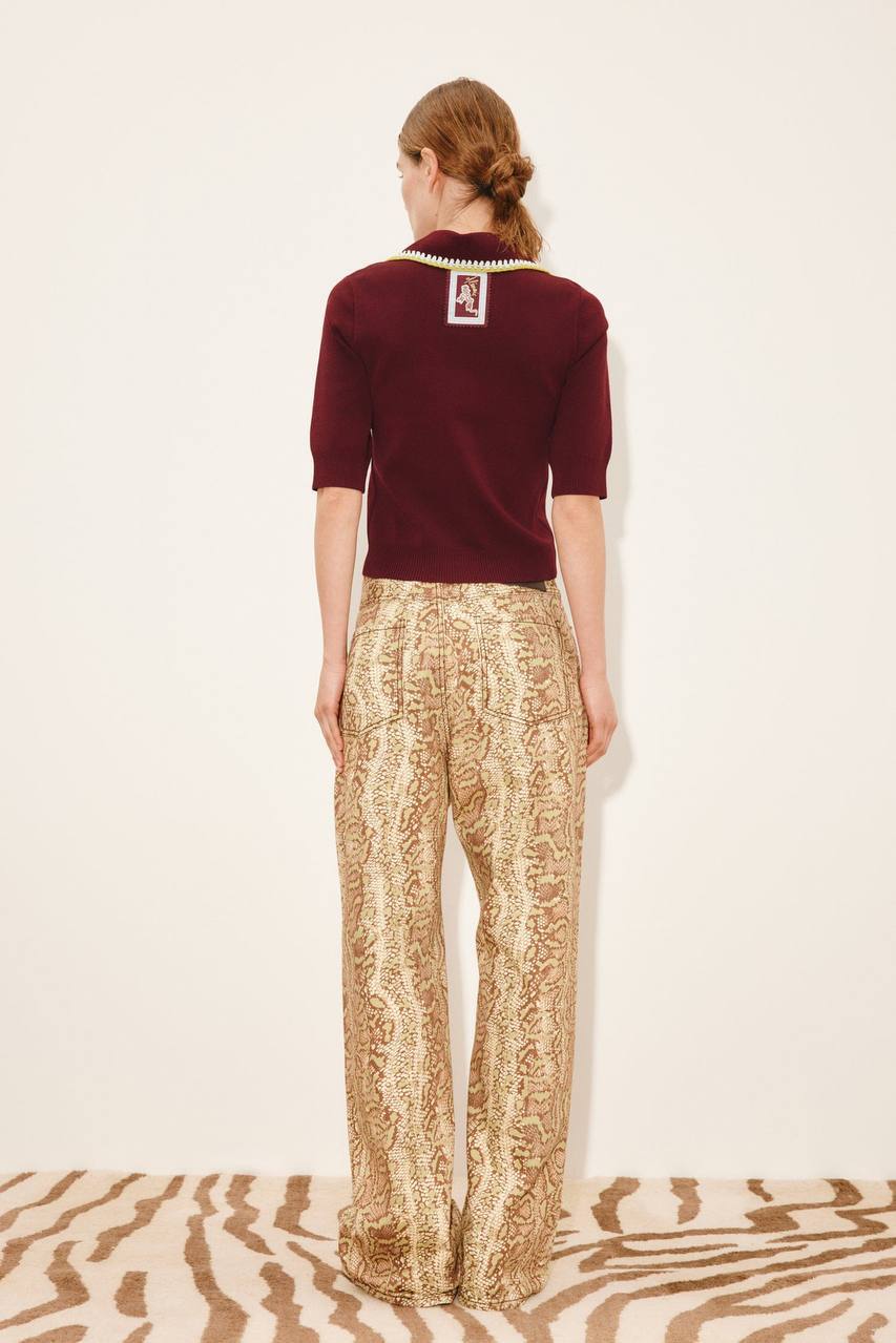ALM Jasper Knit Polo | Skirt