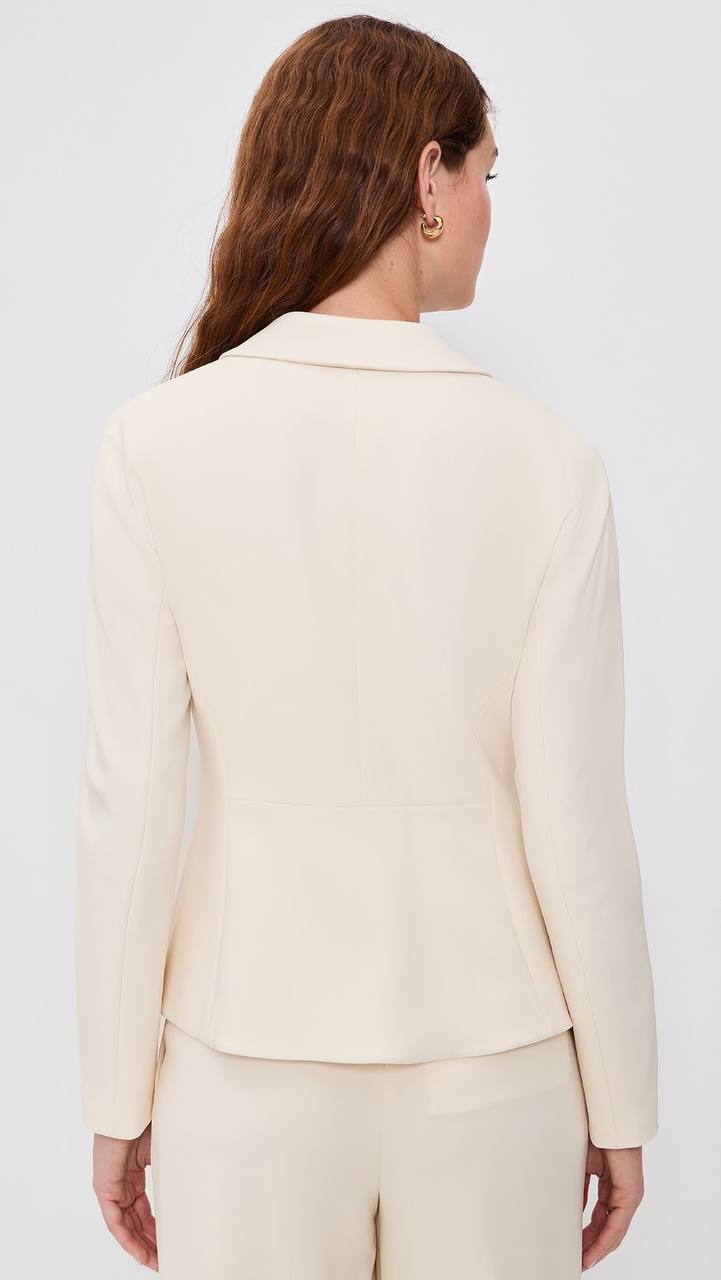 TH Fitted Blazer | Pleated Wide-Leg Pant 30" in Admiral Crepe
