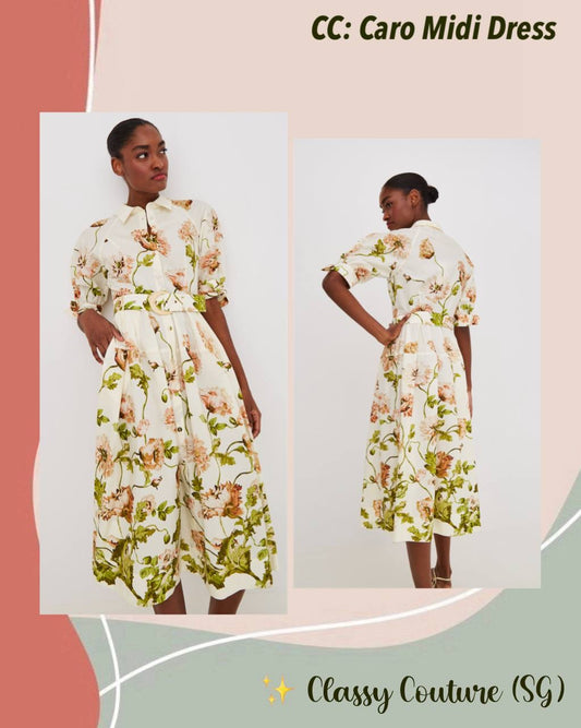 CC Caro Cotton Midi Dress