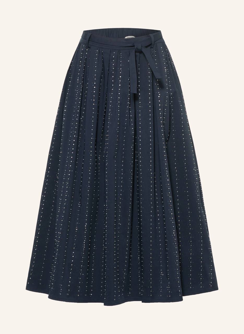 MJ: Cropped Rhinestone Embellished Shirt | Skirt