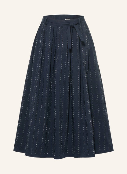 MJ: Cropped Rhinestone Embellished Shirt | Skirt