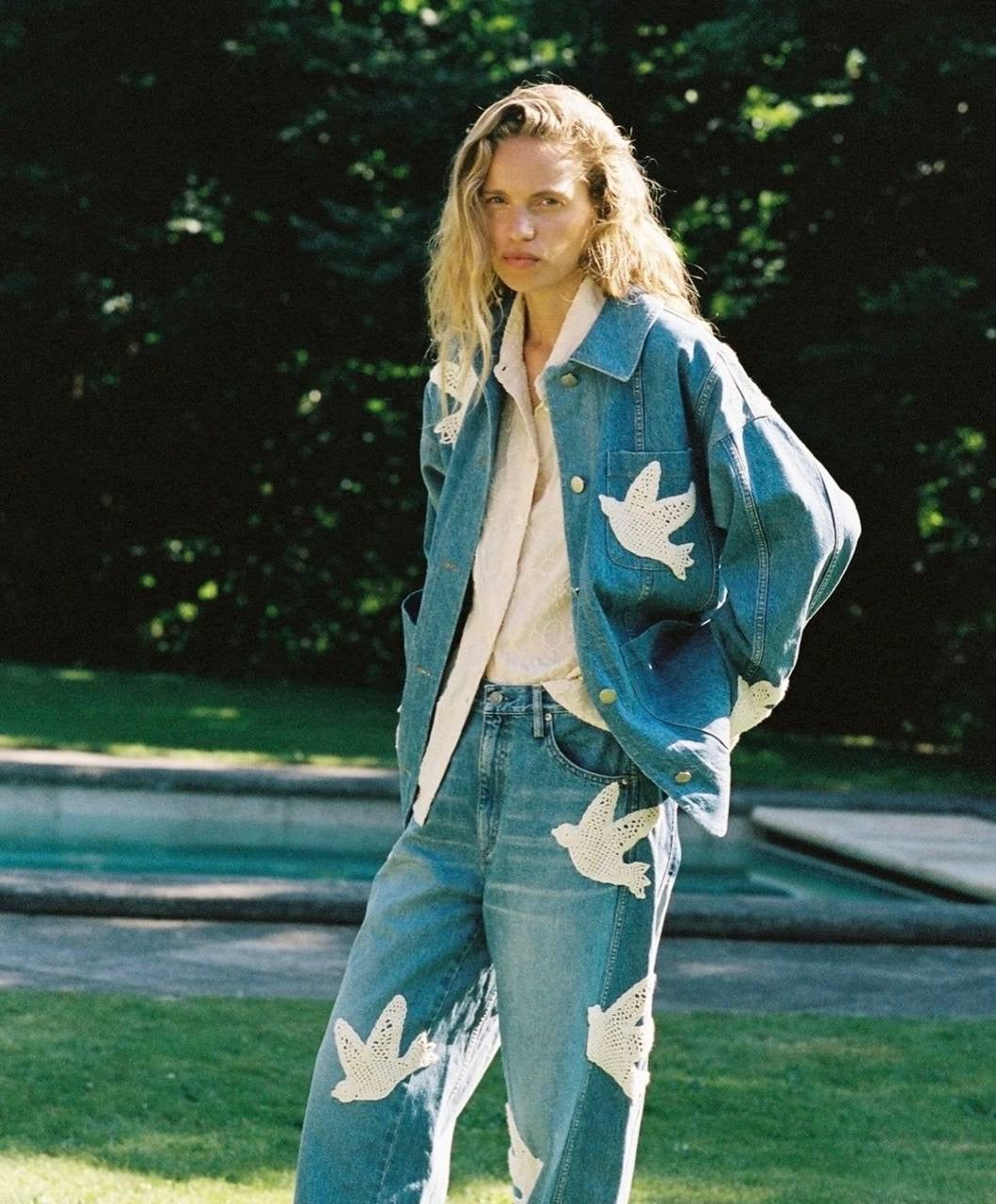 SE Blue Payton Denim Jacket