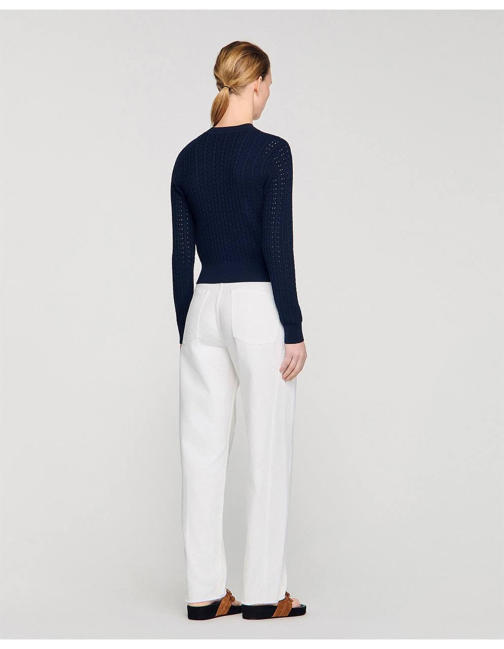 SD Flavio Cardigan | Textured Sweater Vest