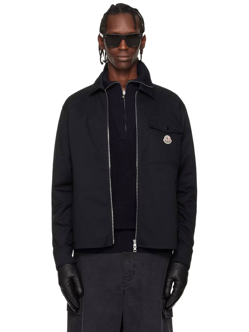 MC Men’s Cotton-blend Gabardine Shirt Jacket