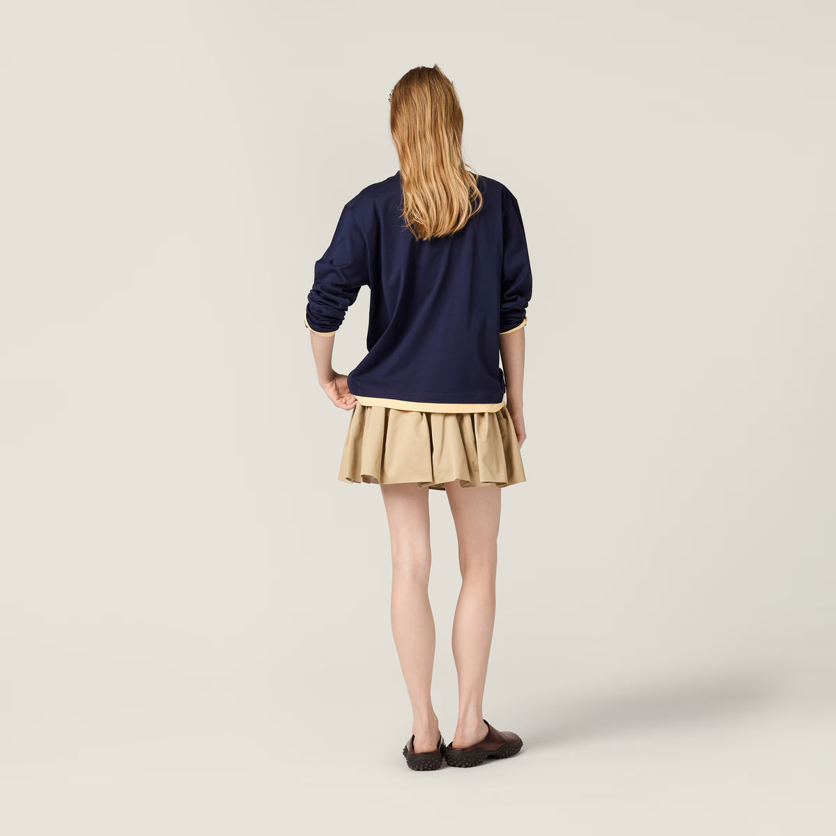 MM Navy Cream Jersey T Shirt